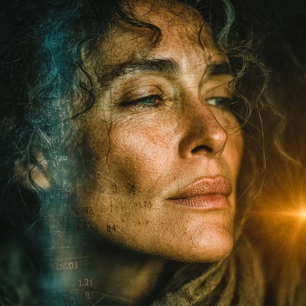 Woman looking introspective and weary, illustrating the feeling of being stuck in recurring relationship dynamics and heaviness despite doing therapy and inner child work.